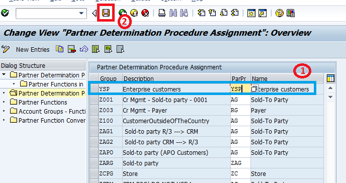 partner assignment in sap crm