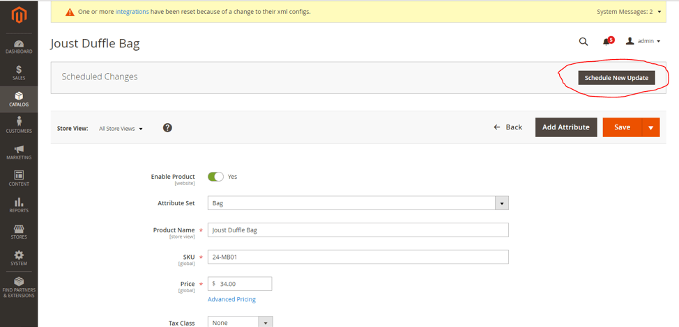 Scheduling-Content-Staging