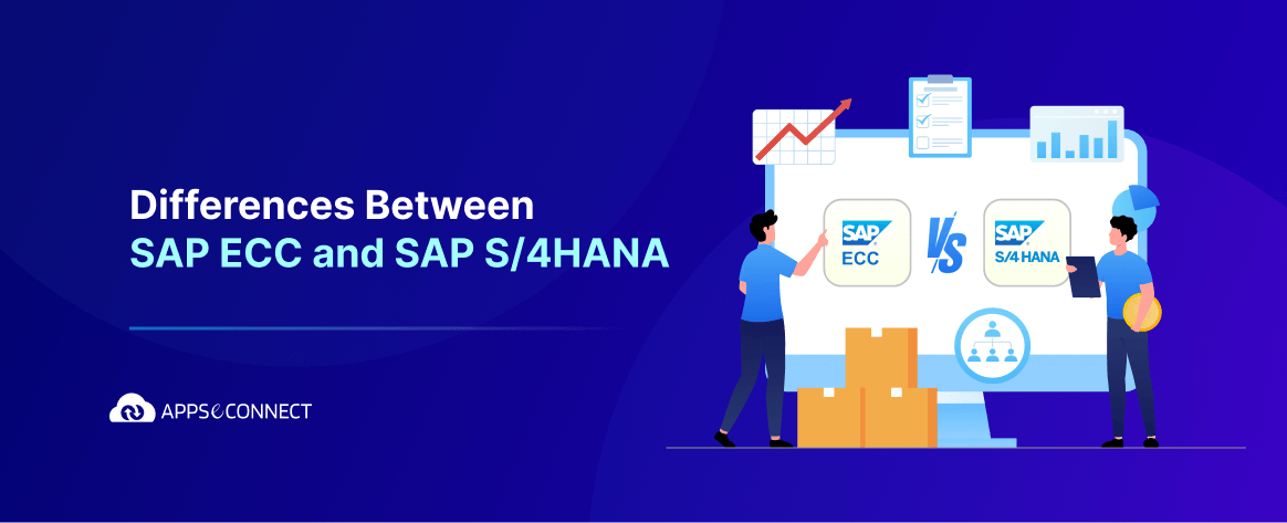 differences between sap ecc and sap s4hana